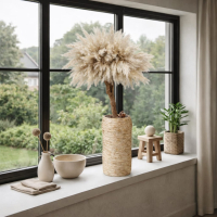Pampas Tree Art #3 (Inclusief vaas)