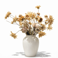 Natural Grace - Zijden boeket - Zijden bloemen boeket - Boeket Japandi - Japandi stijl - Groot Zijde boeket - XL