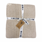 Take a Plaid Gerecycled Katoen Beige